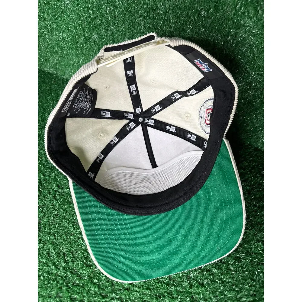 New Era New England Patriots Throwback Corduroy Golfer Snapback Hat